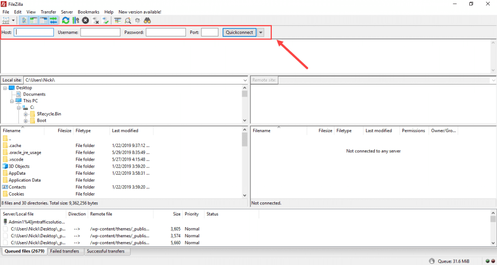 filezilla download speed low