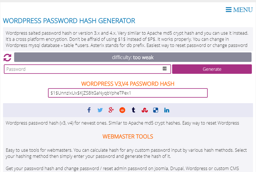 how to decrypt htpasswd password