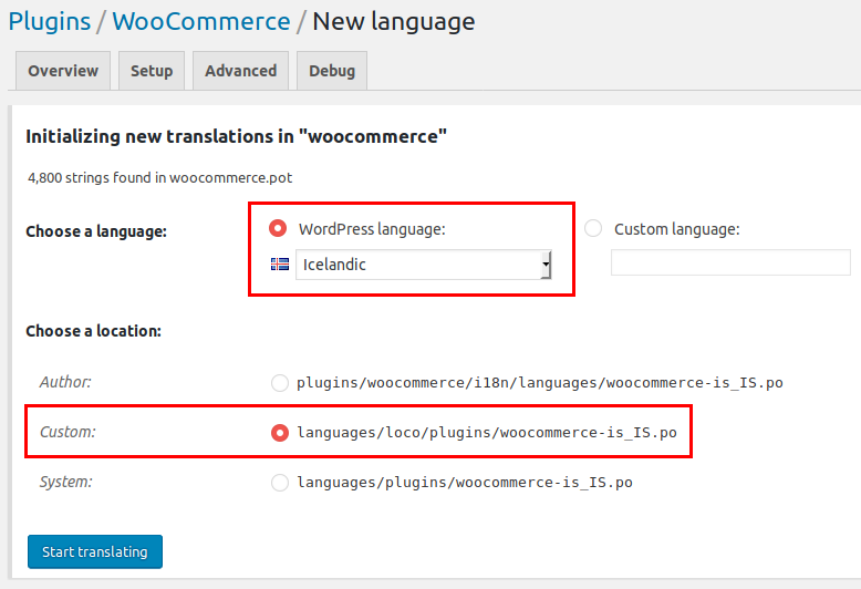 Start me перевод. WORDPRESS WOOCOMMERCE Интерфейс. Woo перевод. Как найти start translating. Custom перевод на русский.