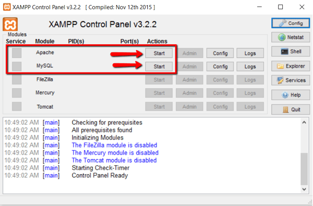 install wordpress on localhost with ampps