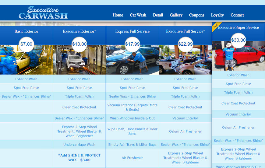 How to Create a Site for a Car Wash