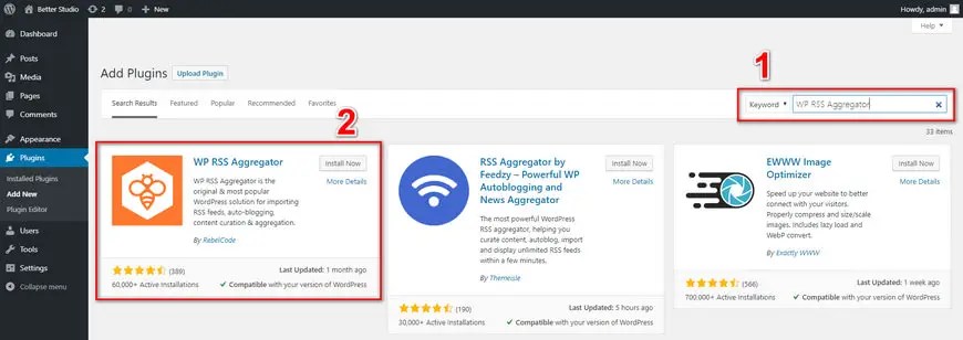 rss feed aggregator free