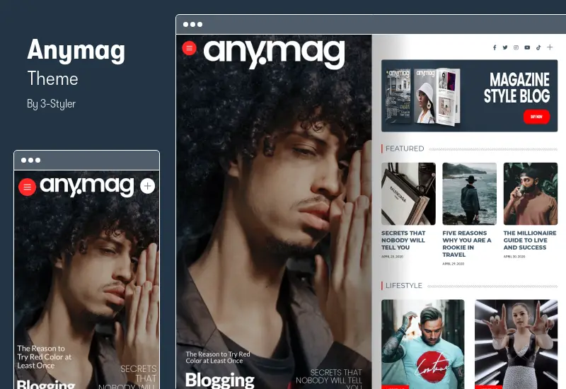 AnyMag Theme - Magazine Style WordPress Blog Theme