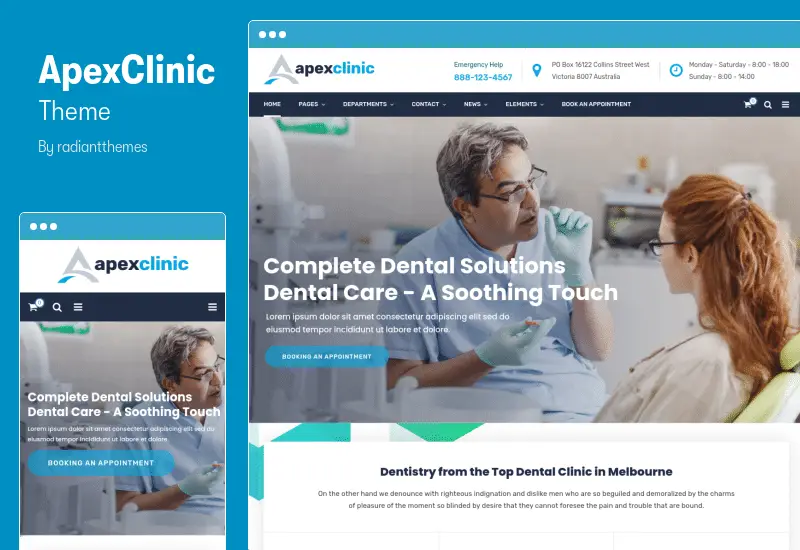ApexClinic Theme - Health & Clinic Theme