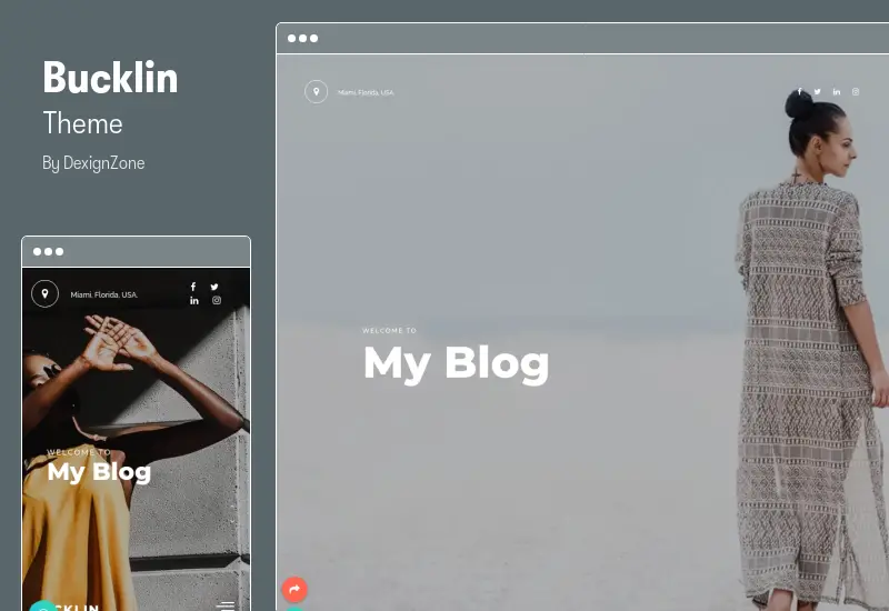 Bucklin Theme - Creative Personal Blog WordPress Theme