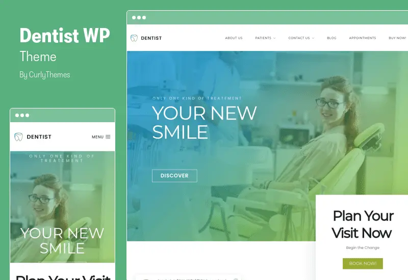 Dentist WP Theme - Dental Clinic WordPress Theme