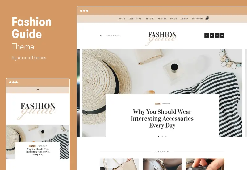 Fashion Guide Theme - Online Magazine & Lifestyle Blog WordPress Theme