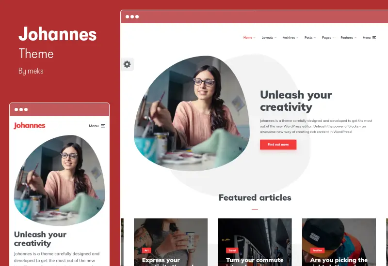Johannes Theme - Personal Blog Theme for Authors and Publishers