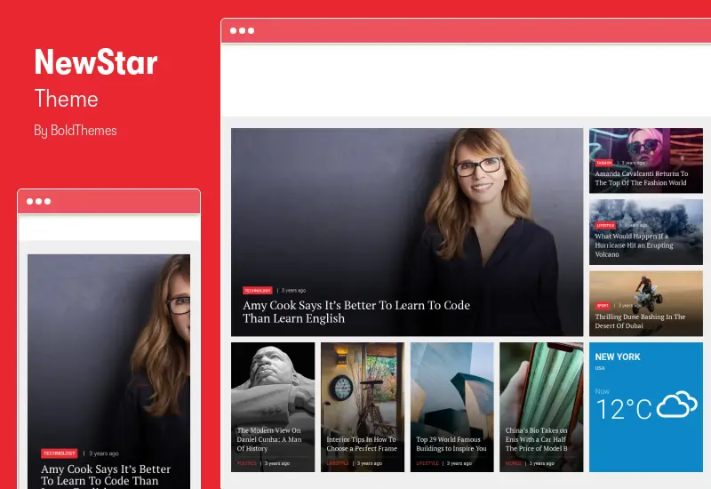 NewStar Theme - Magazine & News WordPress Theme