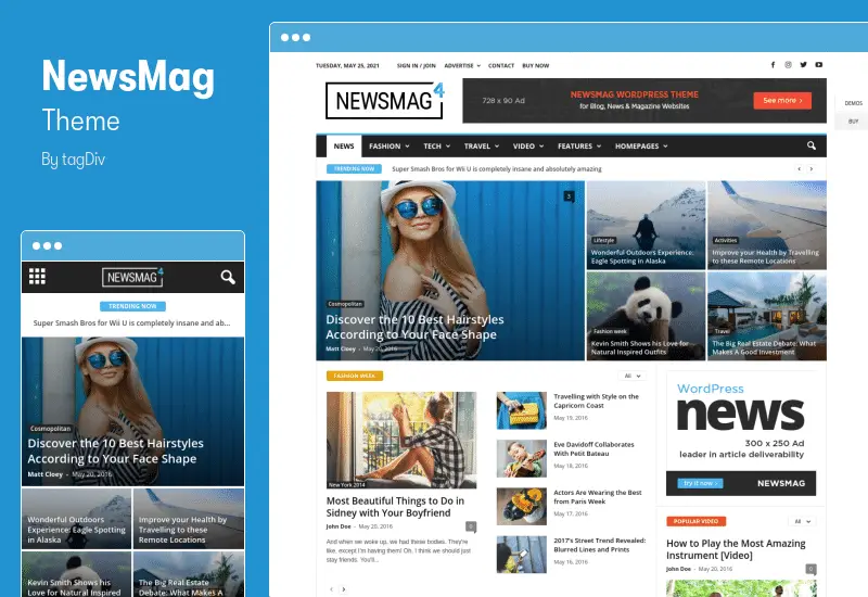 NewsMag Theme - Newspaper & Magazine WordPress Theme