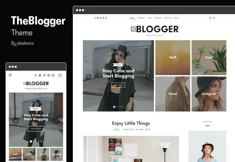 TheBlogger Theme - Blog WordPress Theme
