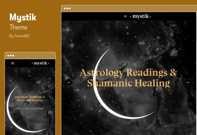 Mystik Theme - RTL Astrology WordPress Theme