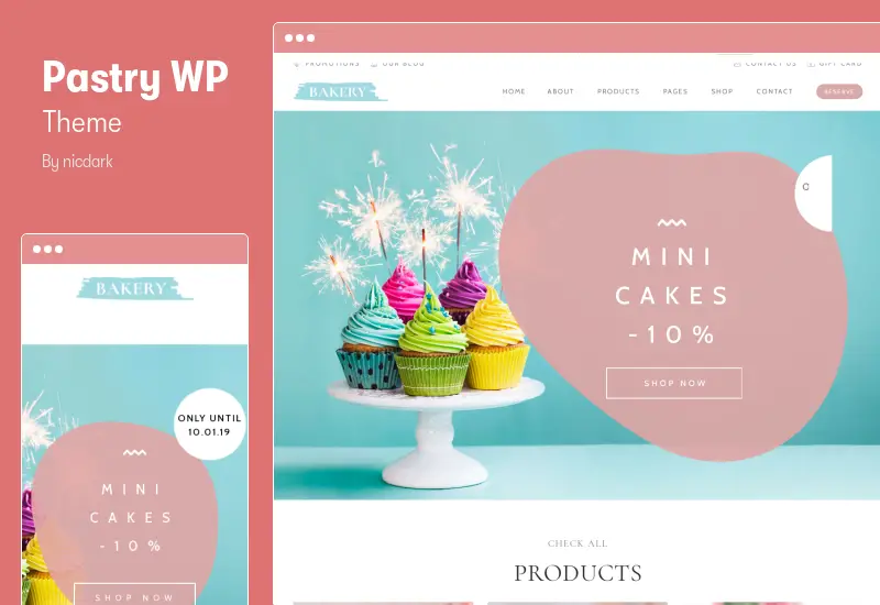 Pastry WP Theme - Cake Bakery WordPress Theme