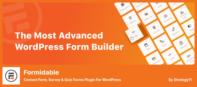 Formidable Plugin - Contact Form, Survey & Quiz Forms Plugin for WordPress