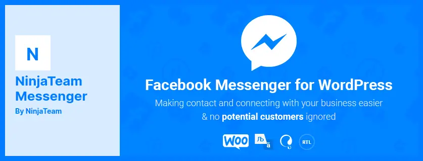 NinjaTeam Messenger Plugin - Facebook Messenger for WordPress