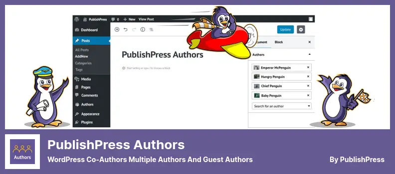 PublishPress Authors Plugin - WordPress Co-Authors Multiple Authors and Guest Authors