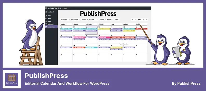 PublishPress Plugin - Editorial Calendar and Workflow for WordPress