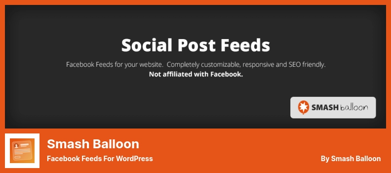 Smash Balloon Plugin - Facebook Feeds for WordPress