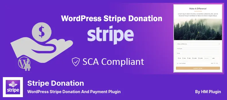 Stripe Donation Plugin - WordPress Stripe Donation and Payment Plugin