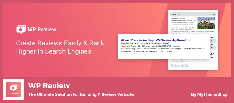 WP Review Plugin - The Ultimate Solution for Building a Review Website