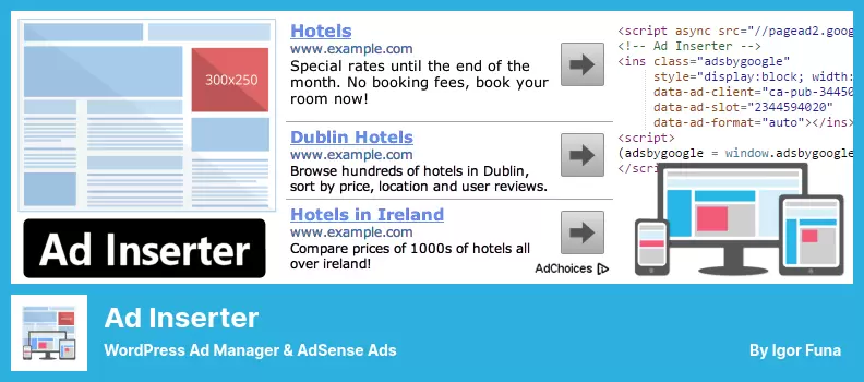 Ad Inserter Plugin - WordPress Ad Manager & AdSense Ads