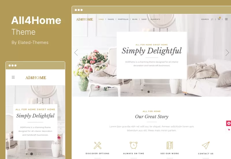 All4Home Theme - Home Decoration WordPress Theme