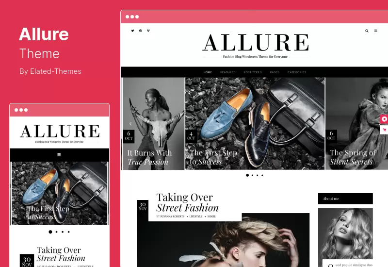 Allure Theme - Beauty  Fashion Blog Theme