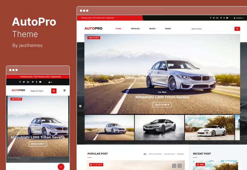 AutoPro Theme - Car Dealer WordPress Theme