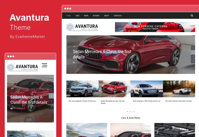Avantura Theme - Magazine  Blog WordPress Theme