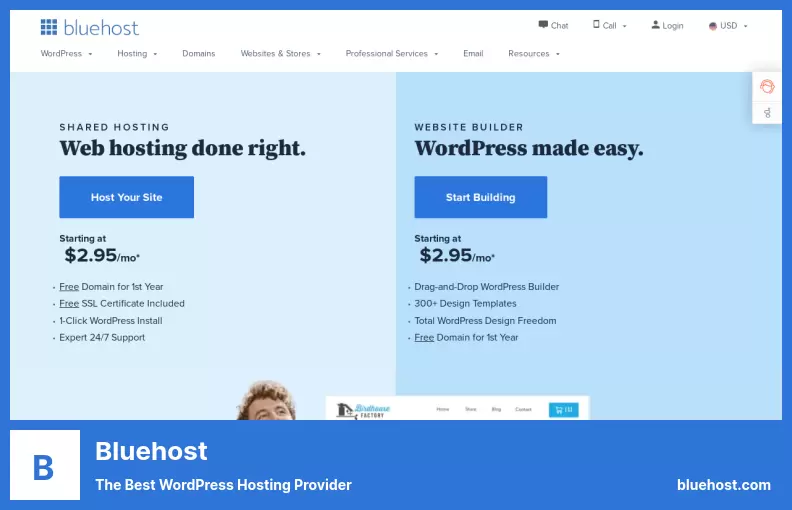 Bluehost - The Best WordPress Hosting Provider