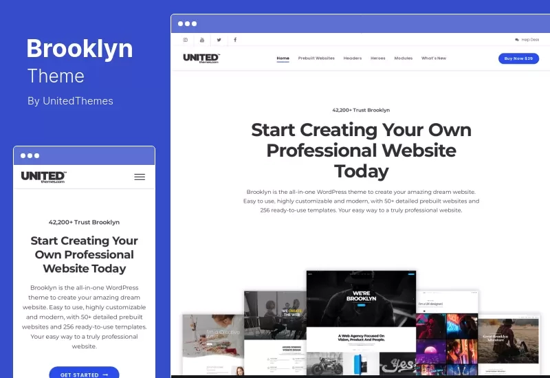 Brooklyn Theme - Creative MultiPurpose Responsive WordPress Theme