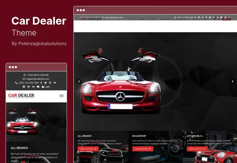 Car Dealer Theme - Automotive Responsive WordPress Theme