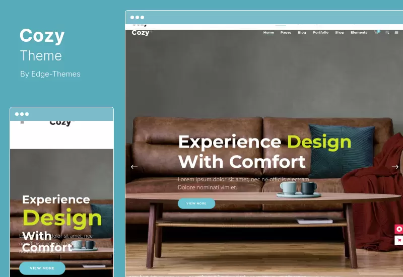 Cozy Theme - Interior Design WordPress Theme