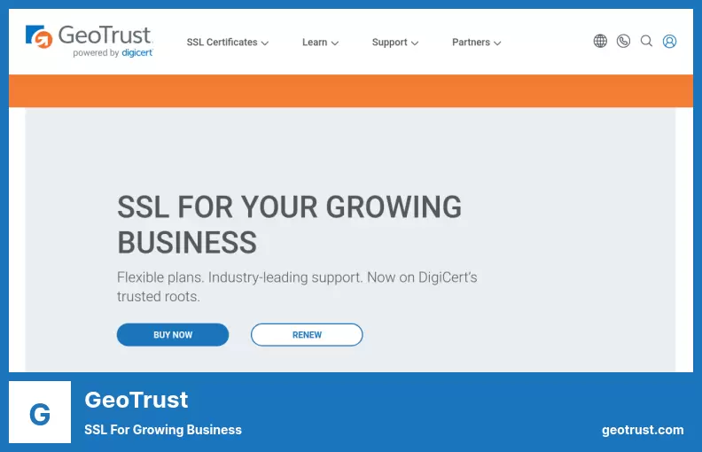 GeoTrust - SSL For Growing Business
