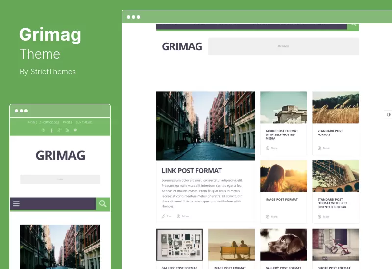 Grimag Theme - Magazine WordPress Theme