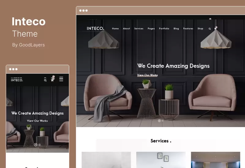 Inteco Theme - Interior Design  Architecture WordPress