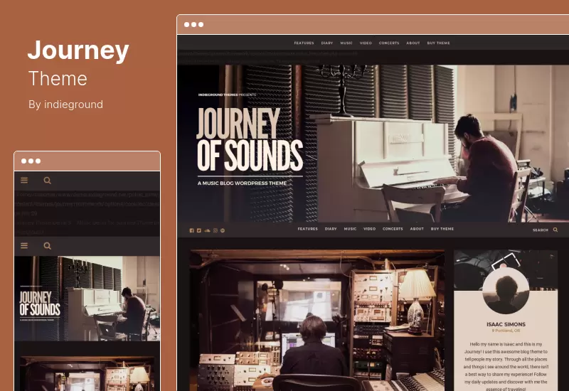 Journey Theme - Personal WordPress Blog Theme