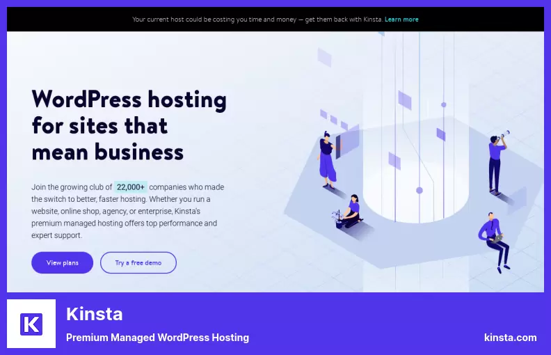 Kinsta - Premium Managed WordPress Hosting