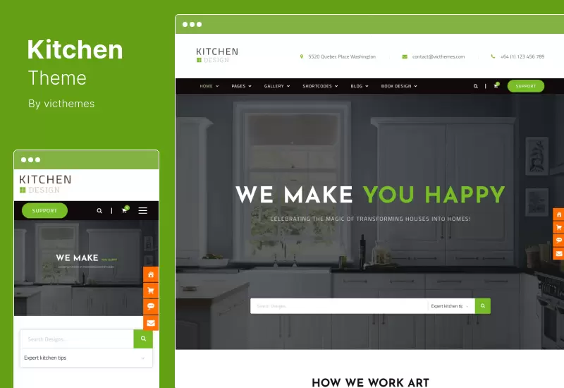 Kitchen Theme - Home Business WordPress Theme