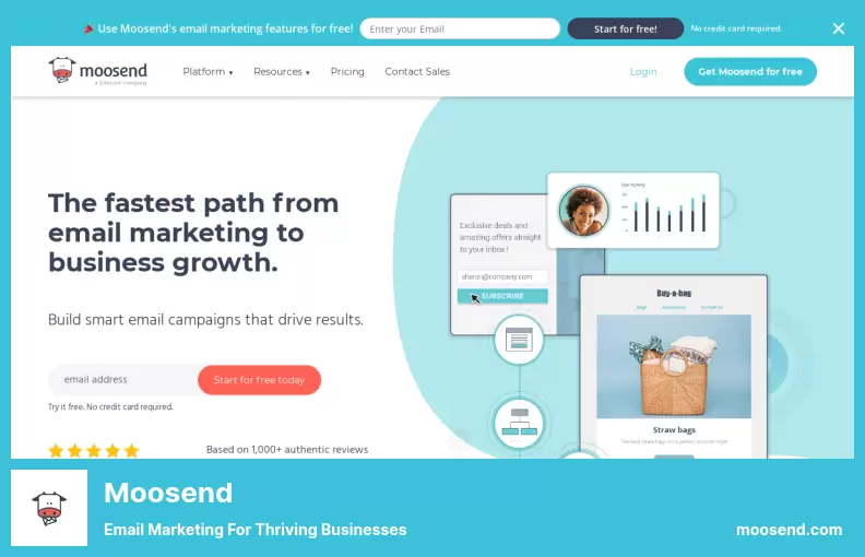 Moosend - Email Marketing for Thriving Businesses