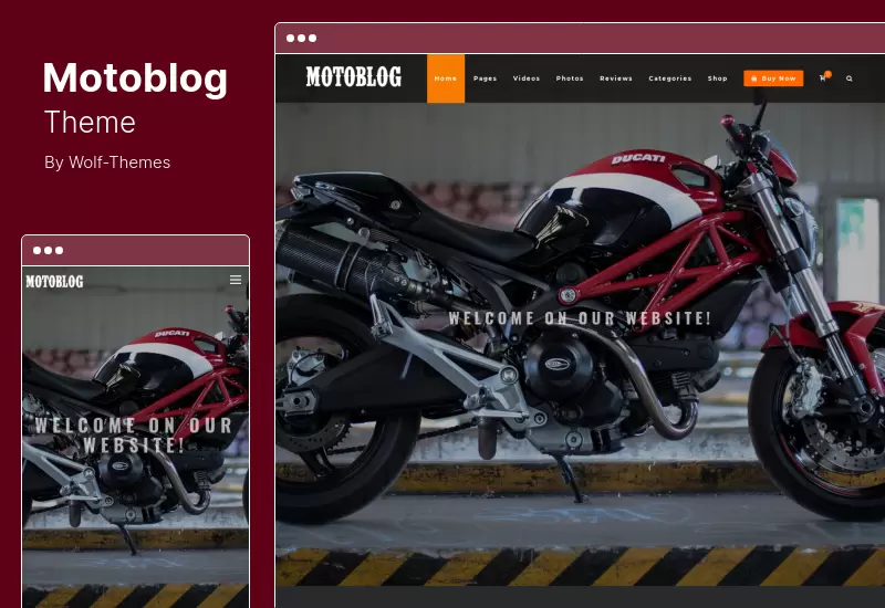 Motoblog Theme - A WordPress Theme for Motorcycle Lovers