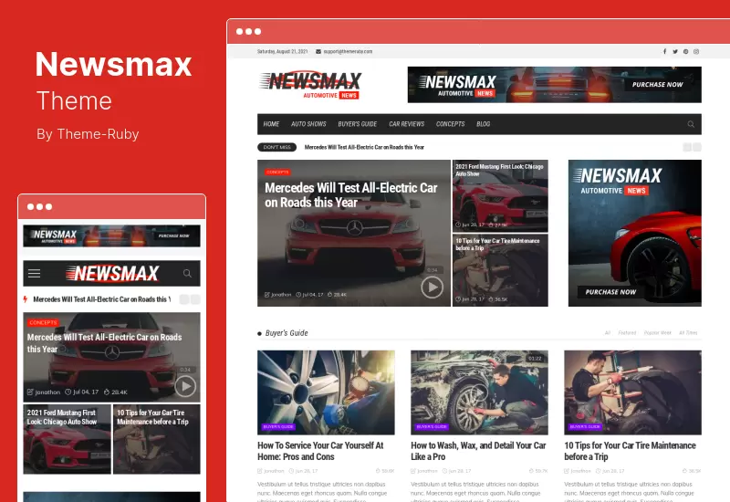 Newsmax Theme - MultiPurpose News  Magazine WordPress Theme