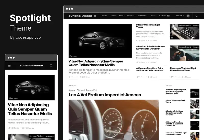 Spotlight Theme - News Magazine WordPress Theme
