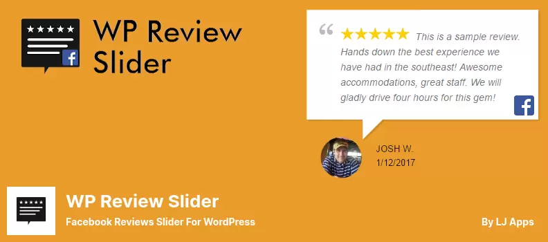 WP Review Slider Plugin - Facebook Reviews Slider for WordPress