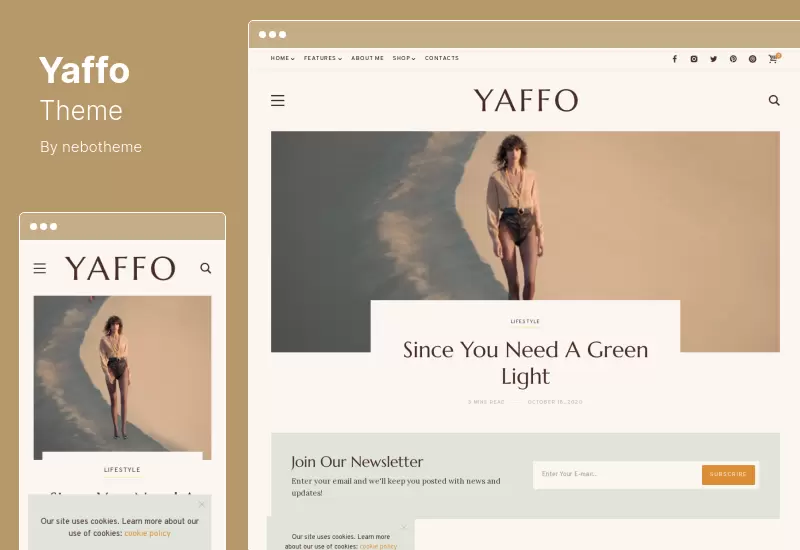Yaffo Theme - A Lifestyle Personal Blog WordPress Theme