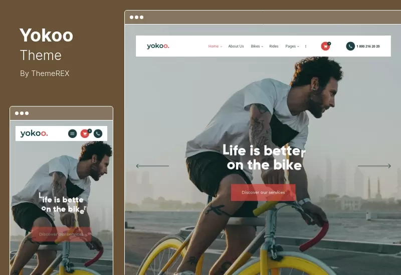 Yokoo Theme - Bike Shop  Bicycle Rental WordPress Theme