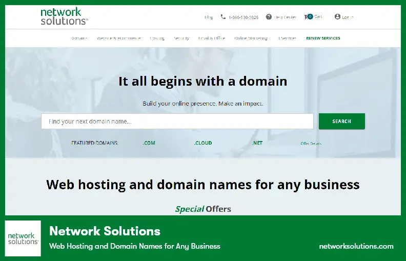 Network Solutions - Web Hosting and Domain Names for Any Business