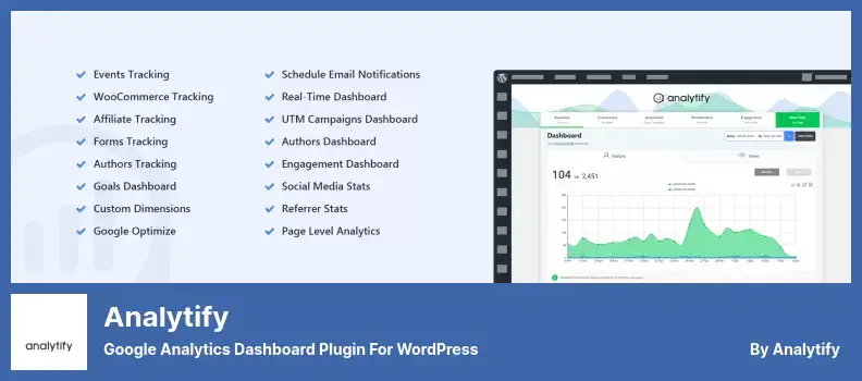 Analytify Plugin - Google Analytics Dashboard Plugin For WordPress
