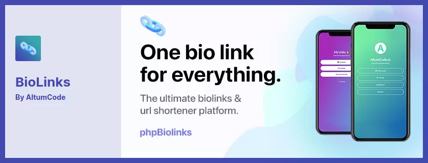 BioLinks Plugin - Instagram & TikTok Bio Links for WordPress