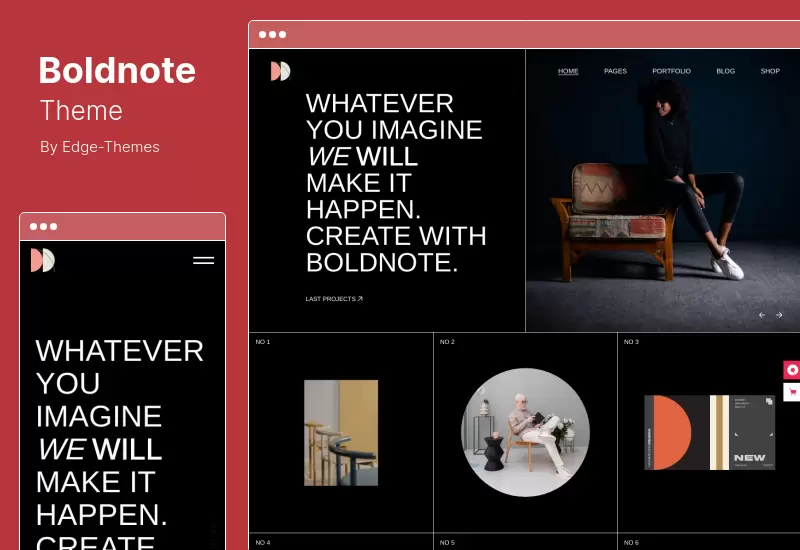 Boldnote Theme - Portfolio Agency WordPress Theme